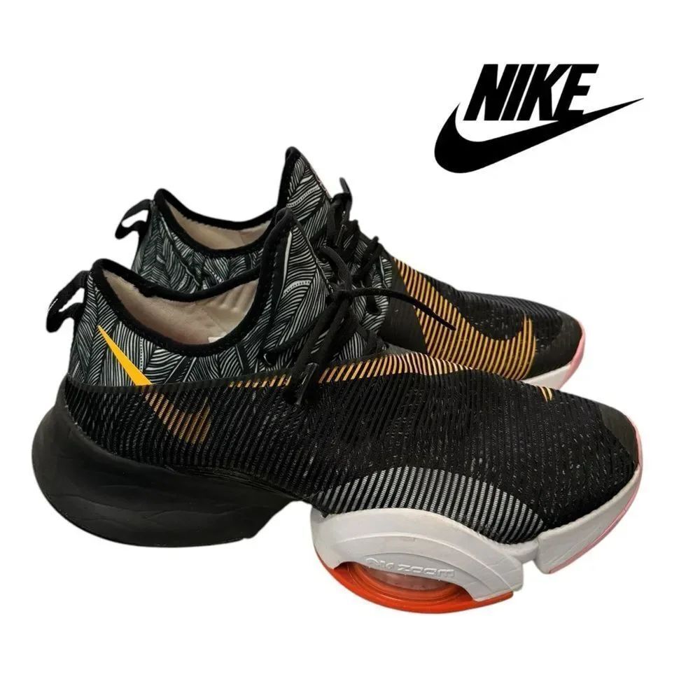 Nike Air Zoom SuperRep Black Laser Orange Women's Training Shoes Sneakers 11